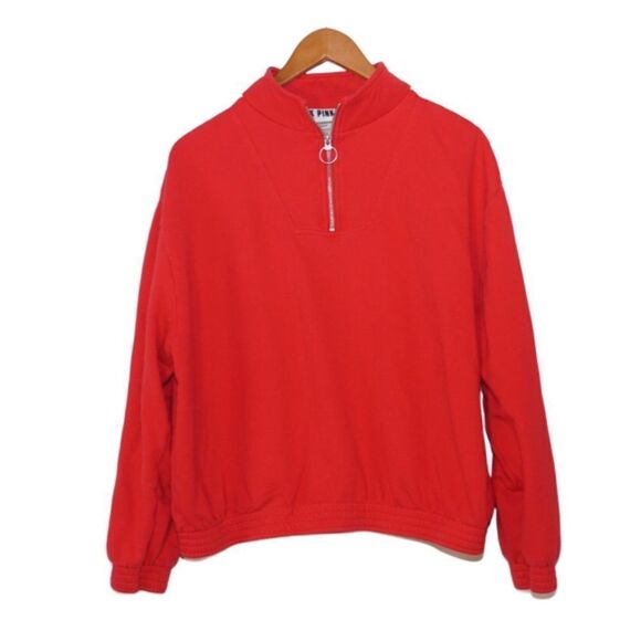 Victoria’s Secret PINK Long Sleeve Pullover with Collar, Size M - Picture 1 of 4